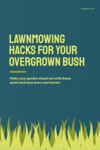 Bush Lawn Maintenance Pinterest Pin