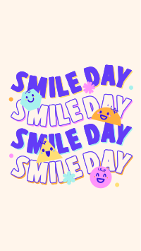 Smile Facebook Story example 3