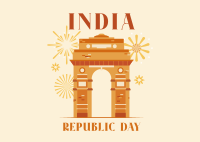 Republic Day Postcard example 4