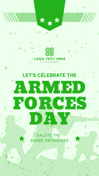 Armed Forces Day Greetings Instagram Story