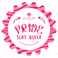Pride Day Badge Instagram Post Design