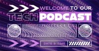 Futuristic Tech Podcast Facebook Ad