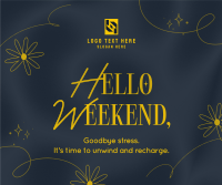 Weekend Greeting Quote Facebook Post