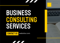 Business Consulting Postcard