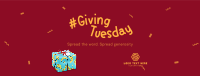 Quirky Giving Tuesday Facebook Cover Image Preview