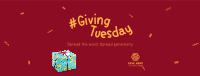 Quirky Giving Tuesday Facebook Cover Image Preview