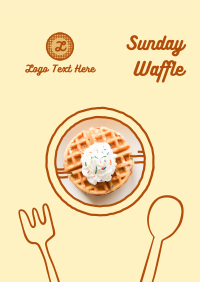 Yummy Waffle Plate Flyer