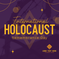 Holocaust Memorial Day Instagram Post Design