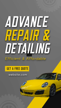 Car Auto Repair Instagram Reel Image Preview