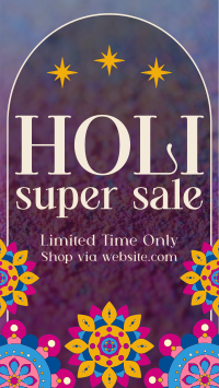 Holi Sale Patterns Facebook Story