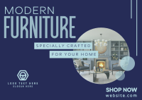 Modern Furniture Shop Postcard