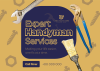 Handyman Maintenance Services Postcard