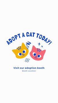 Adopt A Cat Today Instagram Story