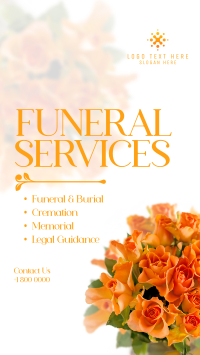 Funeral Bouquet Facebook Story