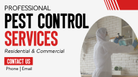 Pest Control Business Services Animation