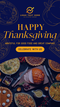 Thanksgiving Greeting Modern Facebook Story Design