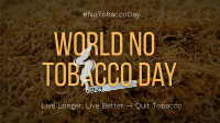 No Tobacco Day Animation