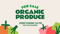 Organic Vegetables Facebook Event Cover