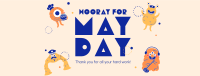 Hooray May Day Facebook Cover