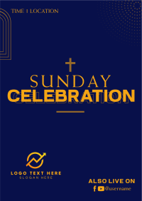 Sunday Celebration Flyer