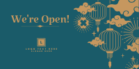 We're Open Oriental Twitter Post