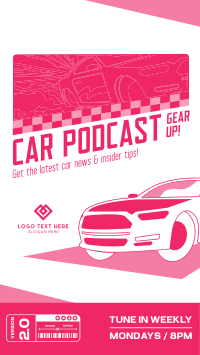 Fast Car Podcast Facebook Story