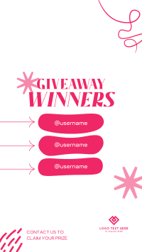 Congratulations Giveaway Winners Facebook Story