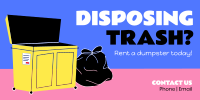 Disposing Trash? Twitter Post