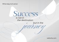 Success Motivation Quote Postcard