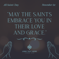 Feast Of All Saints Instagram Post example 2