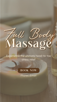 Full Body Massage YouTube Short Image Preview