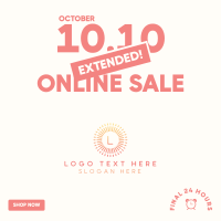 Online Sale 10.10  Instagram Post