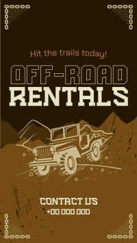 Rustic Off-road Rentals Instagram Story Design