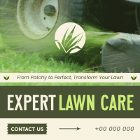 Minimalist Lawn Care Experts Instagram Post Design