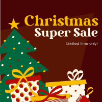 Christmas Super Sale Instagram Post Design