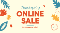 Thanksgiving Online Sale Facebook Event Cover