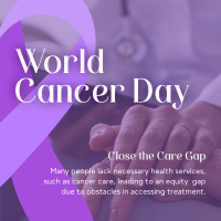 Cancer Day Linkedin Post example 1