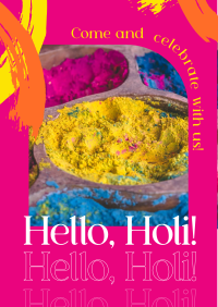 Hello Holi Flyer