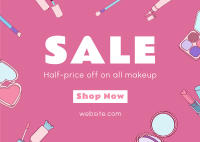 Makeup Sale Postcard