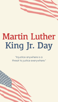 Martin Luther King Day Instagram Reel Design