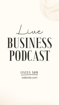 Corporate Business Podcast Video