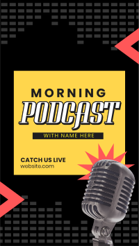 Morning Podcast Stream YouTube Short