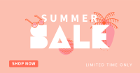 Summer Retro Promo Facebook Ad