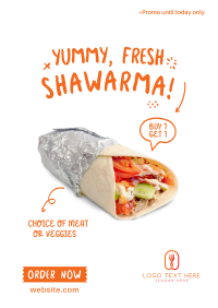 Yummy Shawarma Flyer