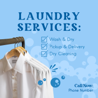 Laundry Services List Instagram Post