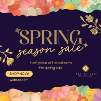 Spring Season Sale Linkedin Post Design