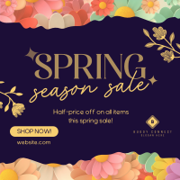 Spring Season Sale Linkedin Post