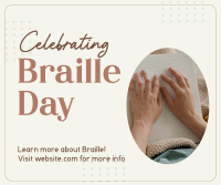 International Braille Day Facebook Post