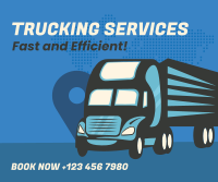 Truck Courier Service Facebook Post