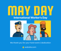 Hey! May Day! Facebook Post